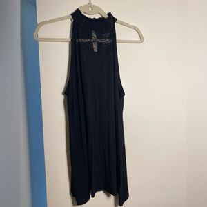 Torrid high neck black sleeveless top